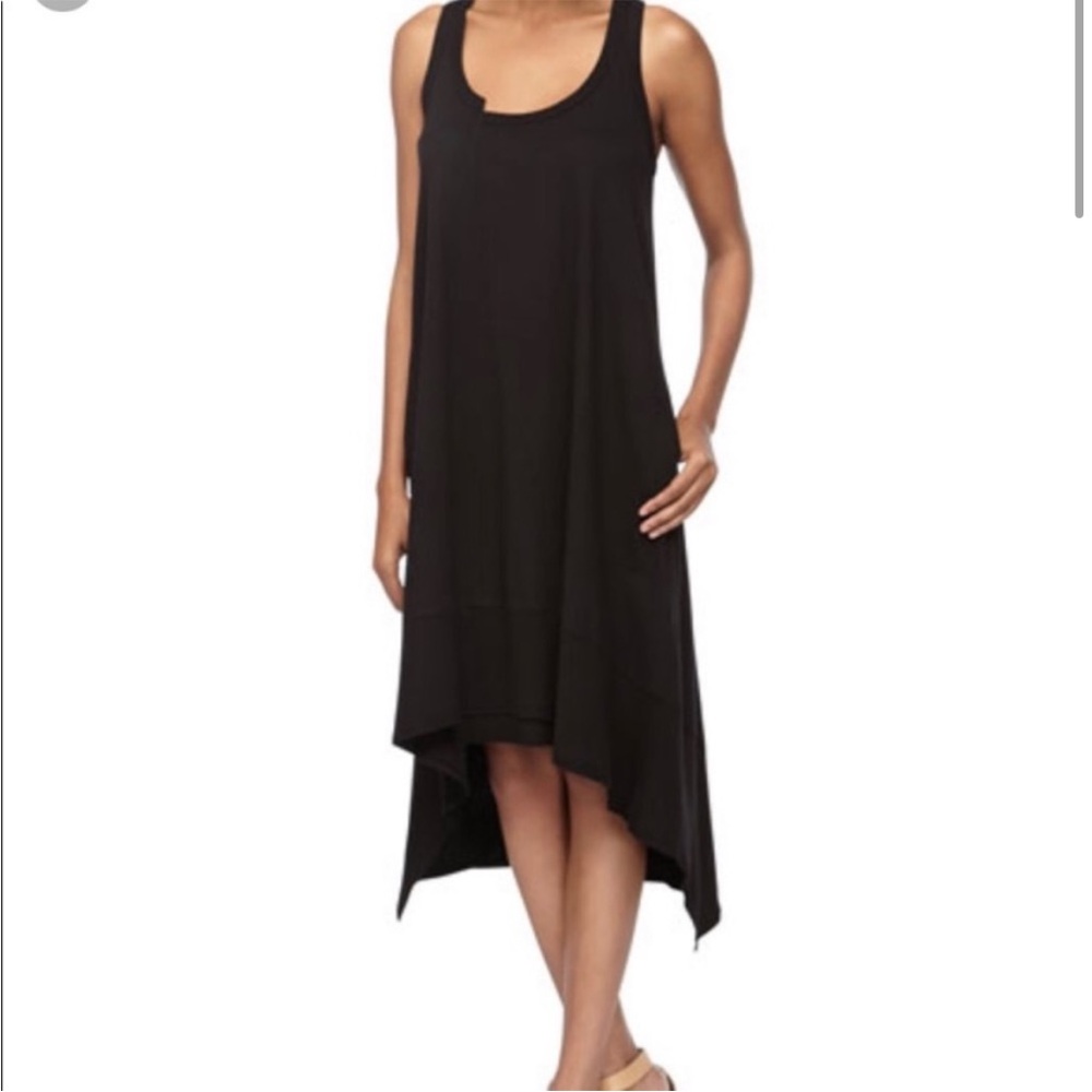 W By Wilt Asymmetric Slub Tank Dress Black Size XS
